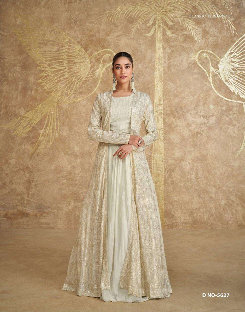 Sayuri Designer Zoya Georgette Embroidered Wedding Wear Dress Collection