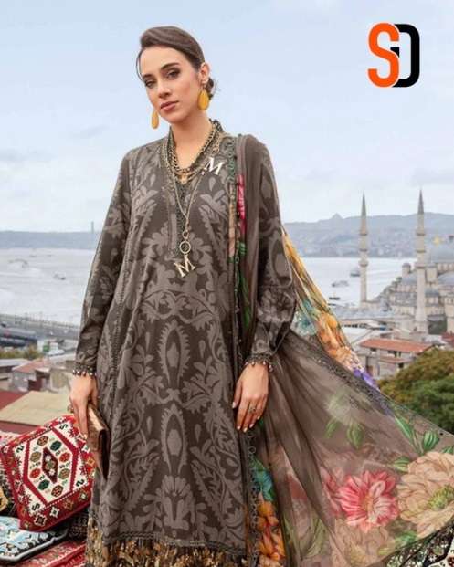 Shraddha Designer M Print Vol 16 Cotton Self Embroidery Heavy Embroidery Salwar Suit