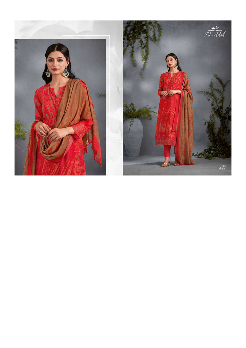 Shiddat Mysa Modal Silk Digital Printed Festiv Wear Salwar Suit