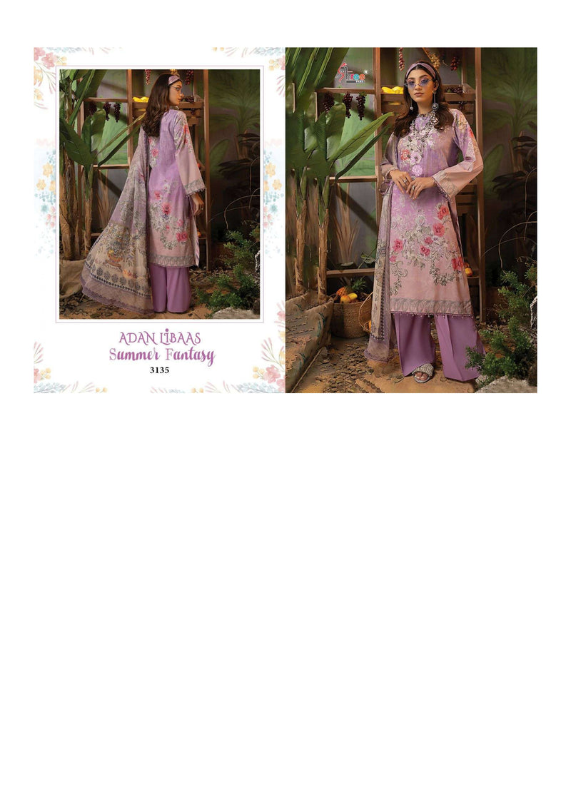 Shree Fabs Adan Libaas Fantasy Pure Cotton Embrodered Salwar Suit