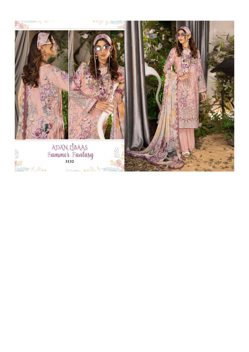 Shree Fabs Adan Libaas Fantasy Pure Cotton Embrodered Salwar Suit