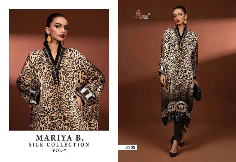 Shree Fab Maria B Silk Colection Satin Digital Print Fancy Salwar Kameez