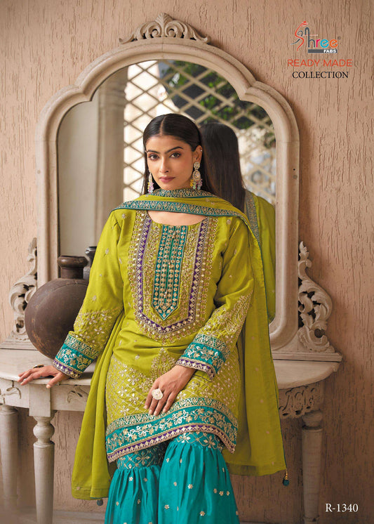 Shree Fabs R 1340 Viscose Wedding Wear Sharara Suit Collection