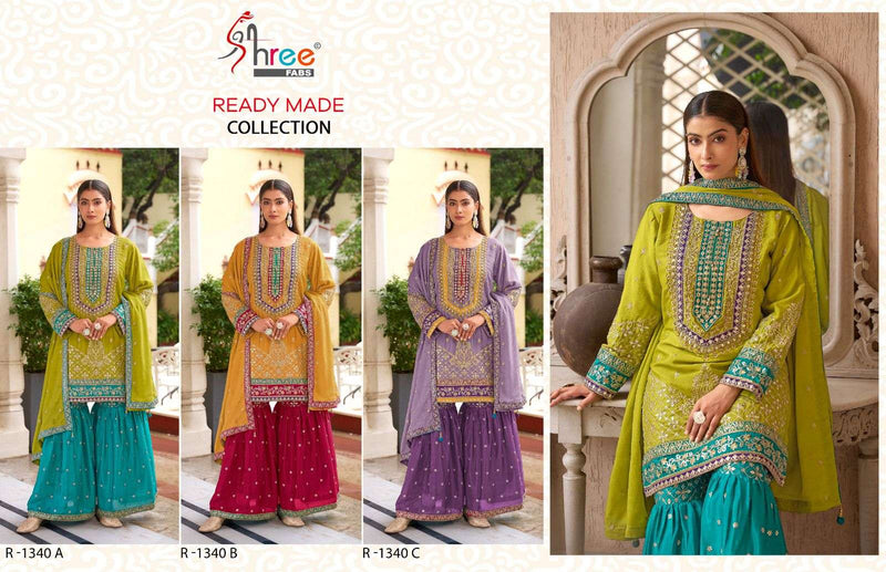 Shree Fabs R 1340 Viscose Wedding Wear Sharara Suit Collection