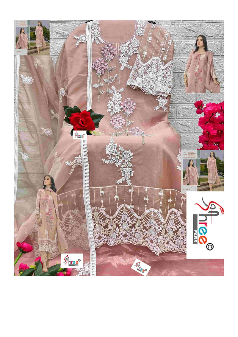 Shree Fabs S 5109 Colors Organza Silk Fancy Salwar Suit