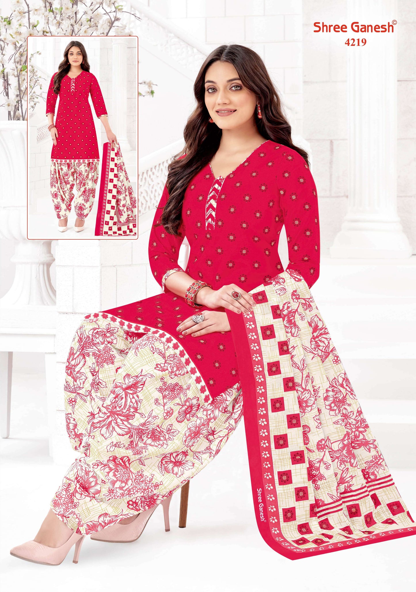 Shree Ganesh Hansika Vol 22 Stitch Collection Cotton Daily Wear Salwar Suit