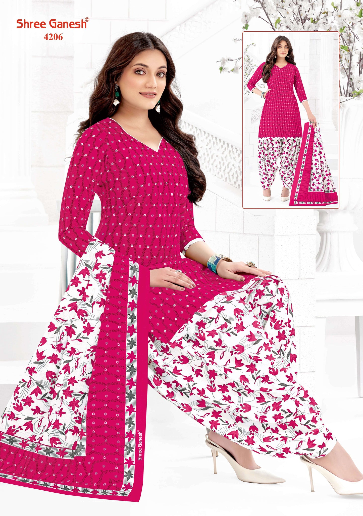 Shree Ganesh Hansika Vol 22 Stitch Collection Cotton Daily Wear Salwar Suit