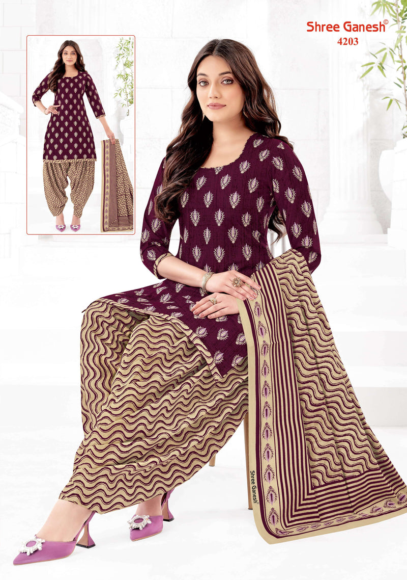 Shree Ganesh Hansika Vol 22 Stitch Collection Cotton Daily Wear Salwar Suit