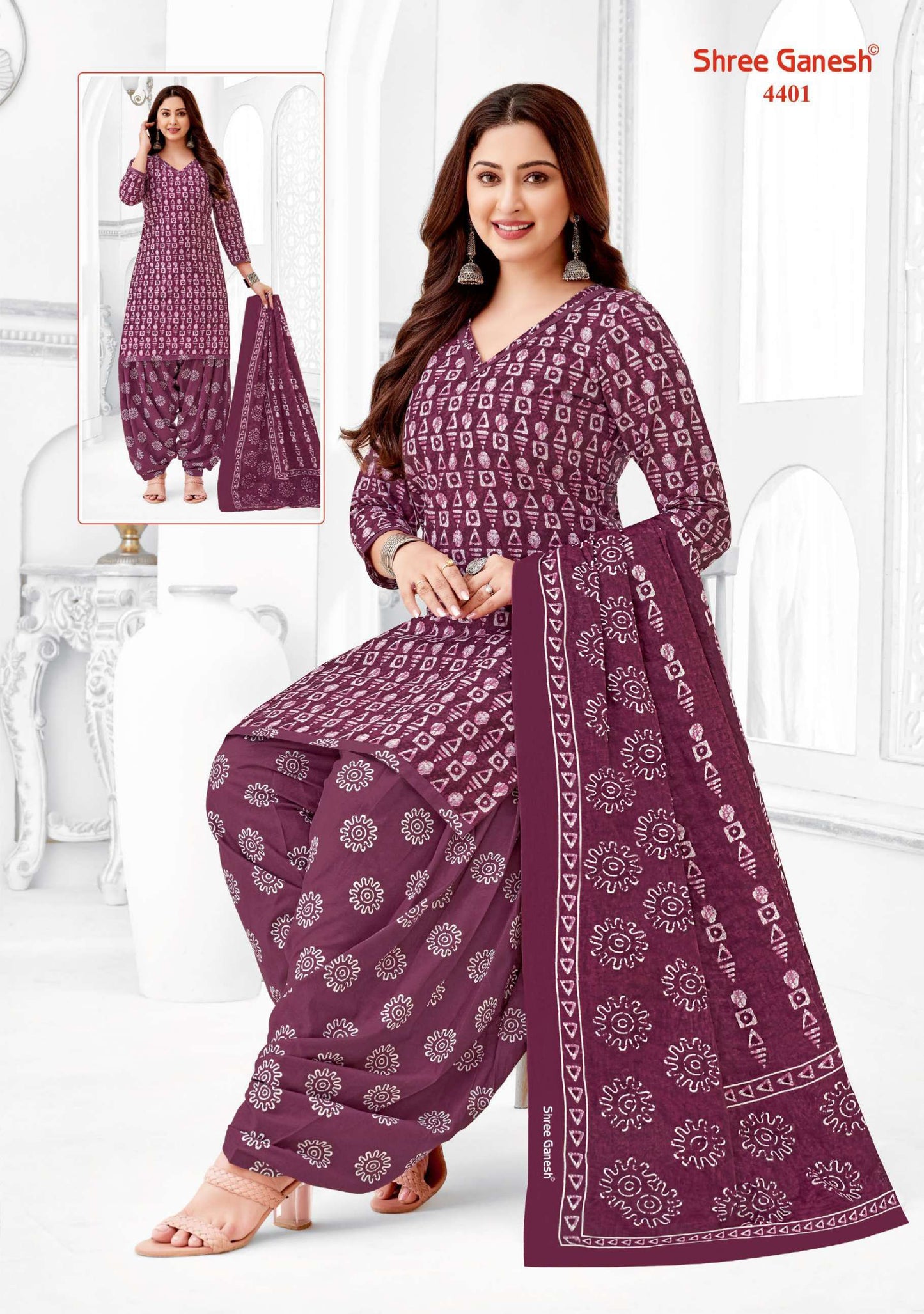 Shree Ganesh Hansika Vol 24 Cotton Daily Wear Salwar Kameez