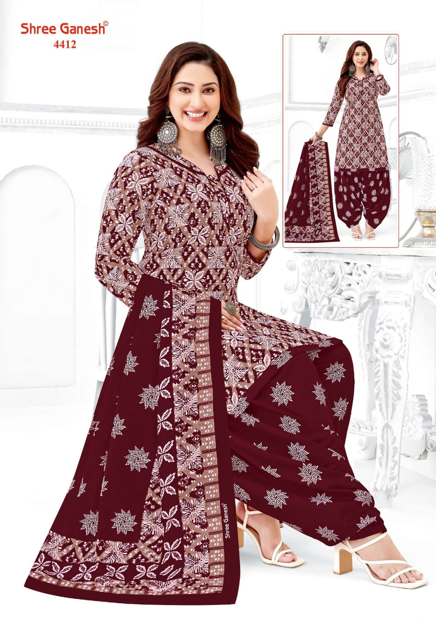 Shree Ganesh Hansika Vol 24 Cotton Daily Wear Salwar Kameez