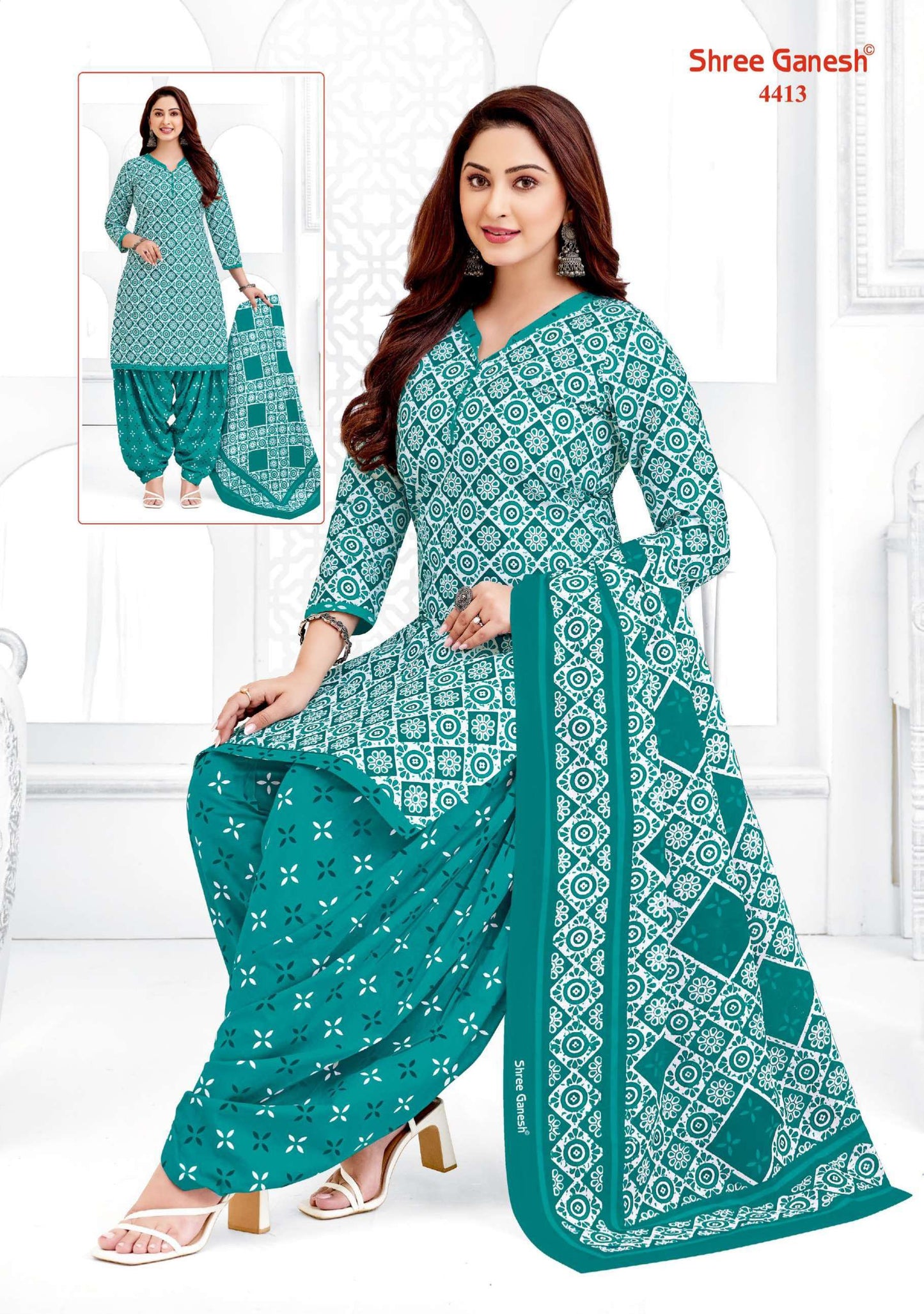 Shree Ganesh Hansika Vol 24 Cotton Daily Wear Salwar Kameez