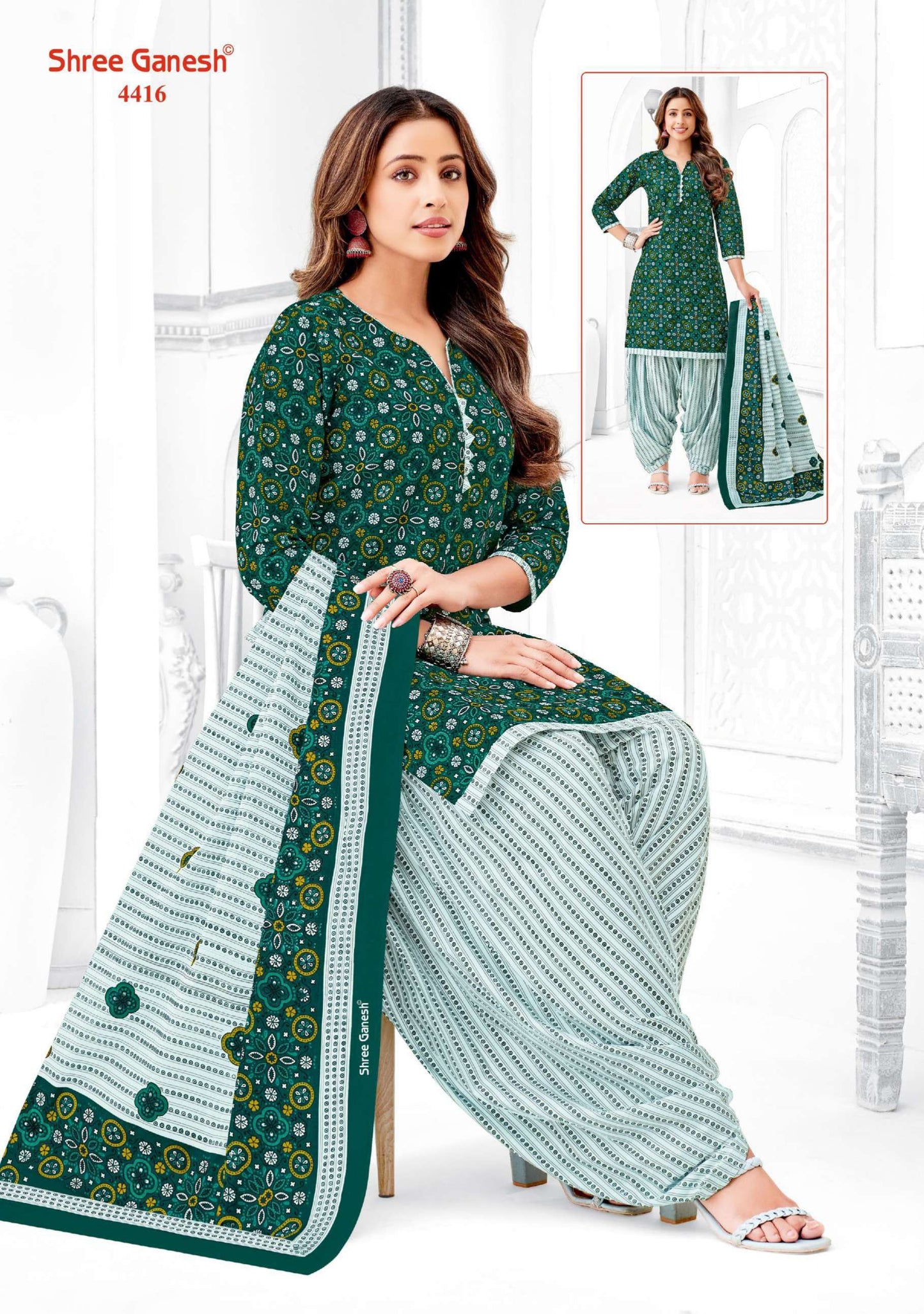 Shree Ganesh Hansika Vol 24 Cotton Daily Wear Salwar Kameez