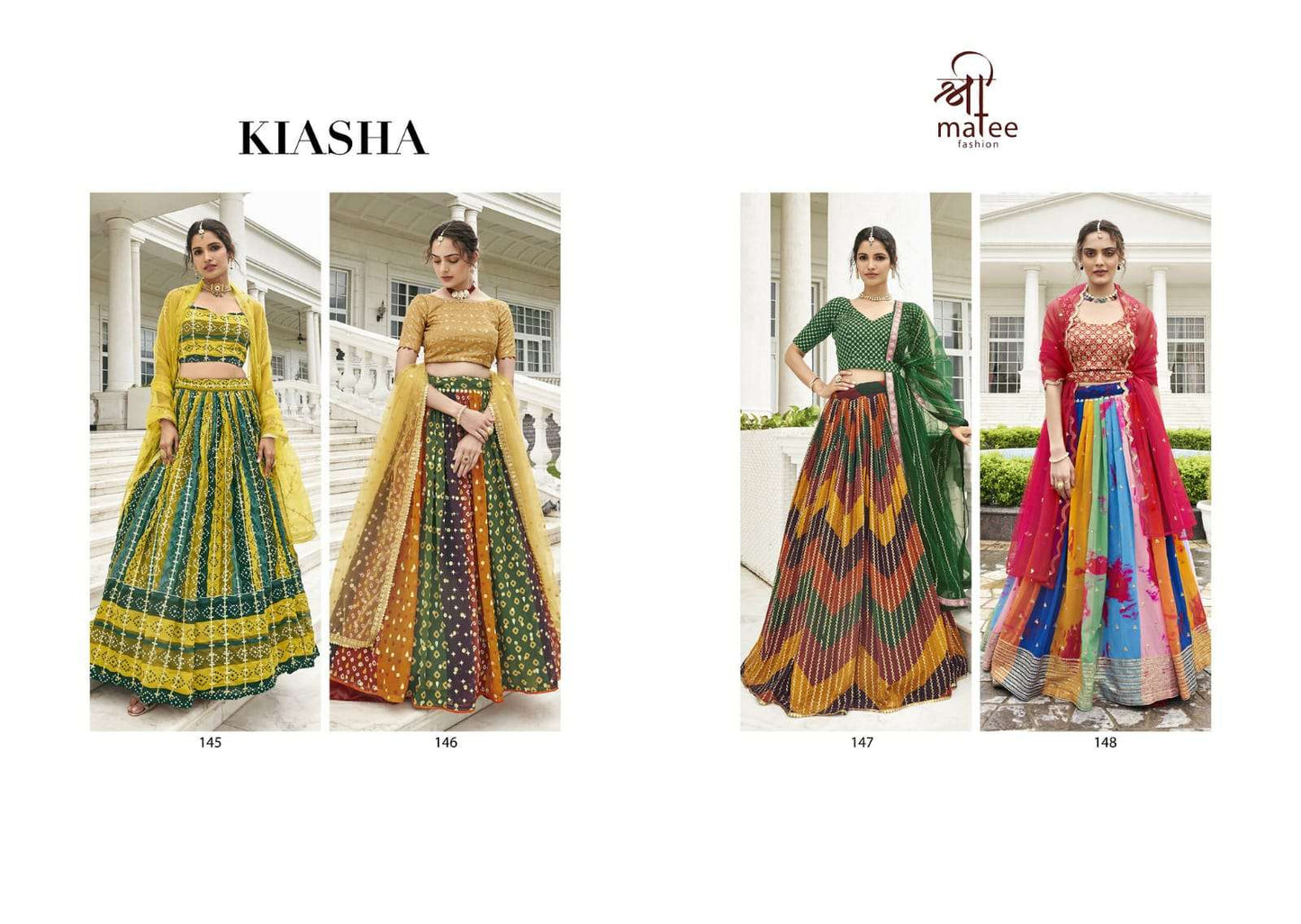 Shree Matee Fashion Kiasha Silk Beautiful Embroidery Work Lehnga Choli