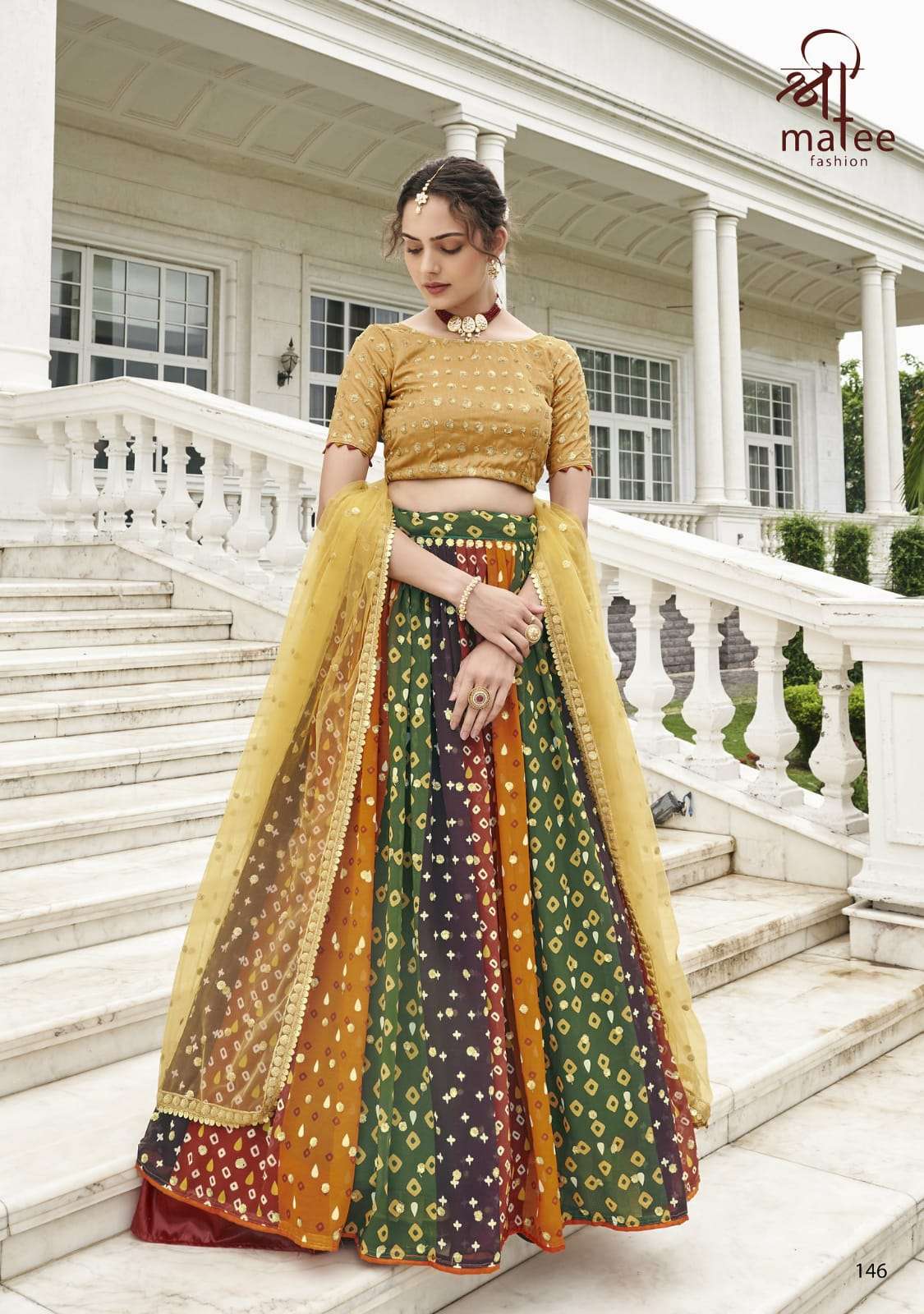 Shree Matee Fashion Kiasha Silk Beautiful Embroidery Work Lehnga Choli