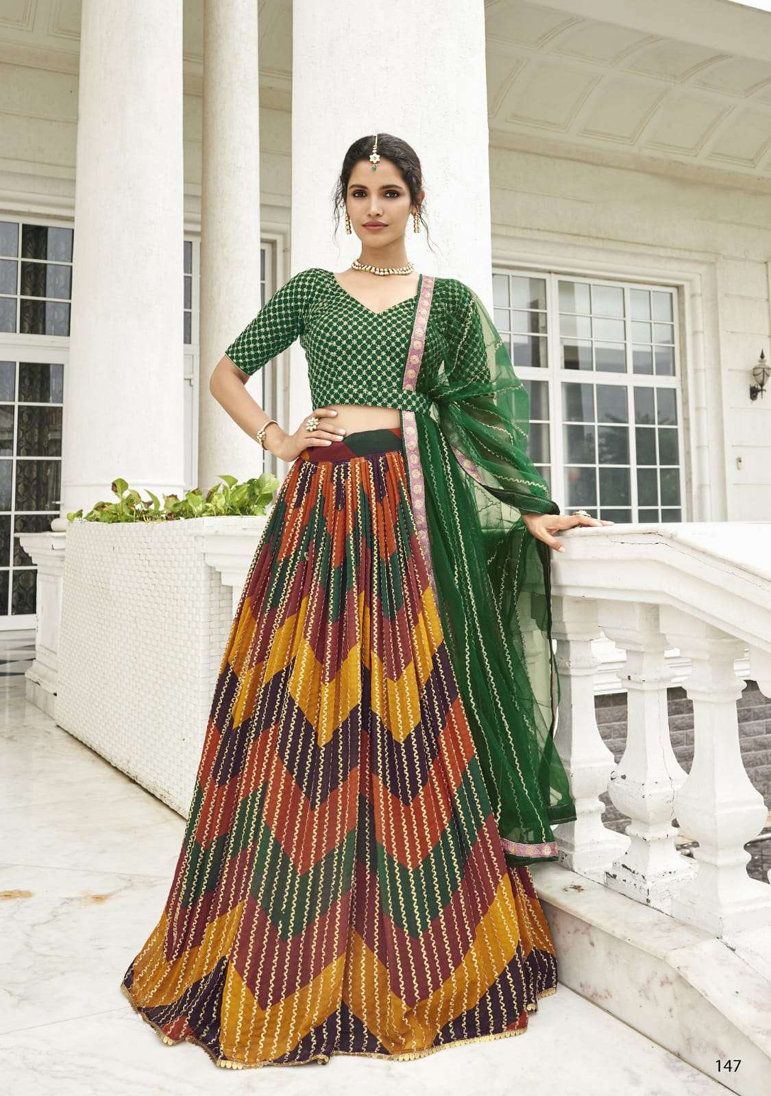 Shree Matee Fashion Kiasha Silk Beautiful Embroidery Work Lehnga Choli