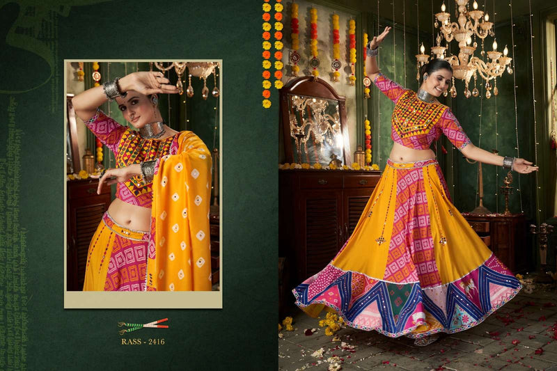 Shubhkala Raas Vol 12 Cotton Festival Special Stitched Navratri Collection Chaniya Choli