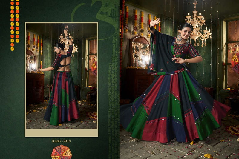 Shubhkala Raas Vol 12 Cotton Festival Special Stitched Navratri Collection Chaniya Choli