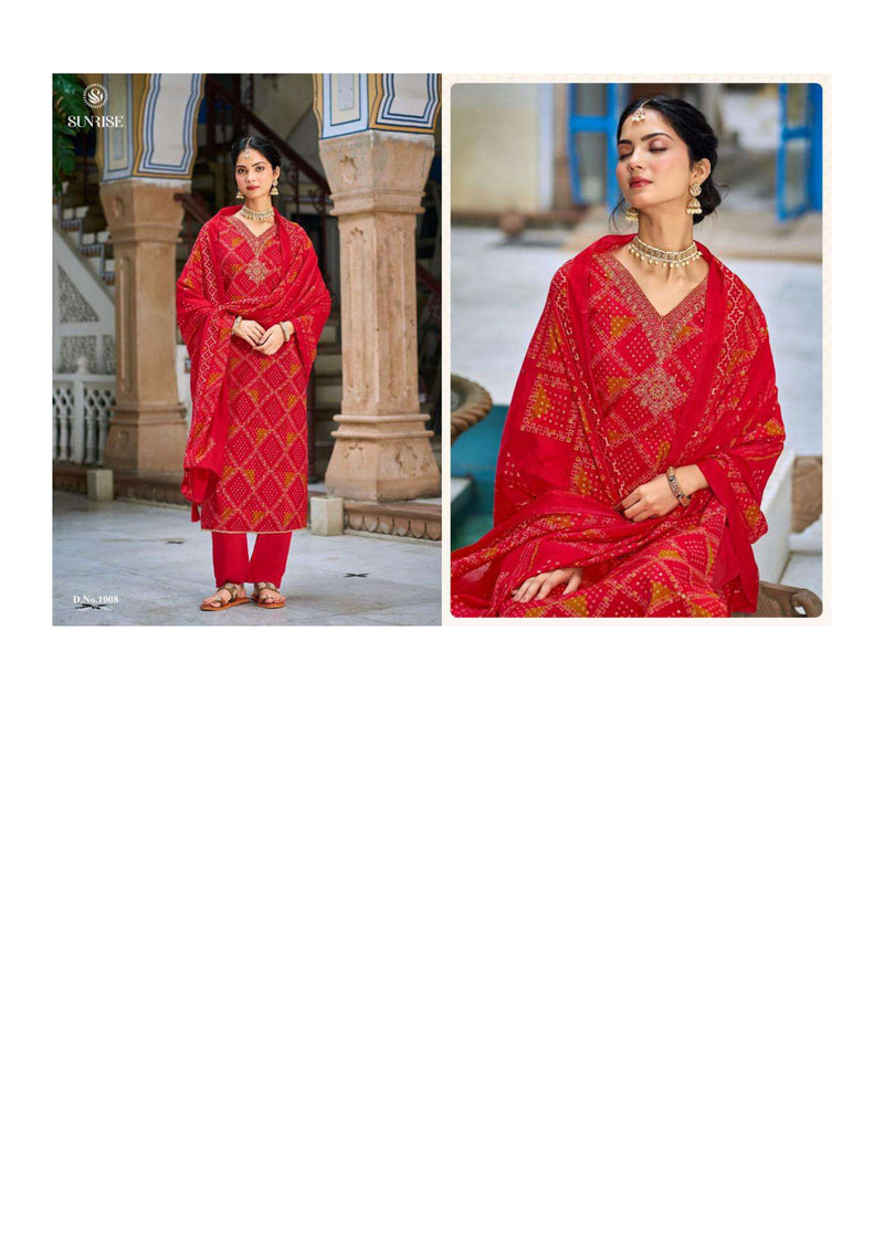 Sunrise Sabaya Silk Modal Embroidery Work Festival Wear Salwar Suit