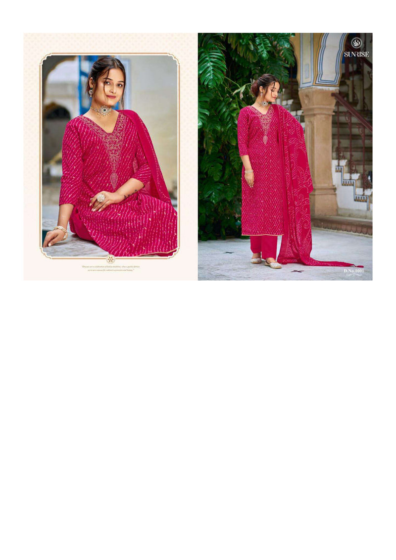 Sunrise Sabaya Silk Modal Embroidery Work Festival Wear Salwar Suit