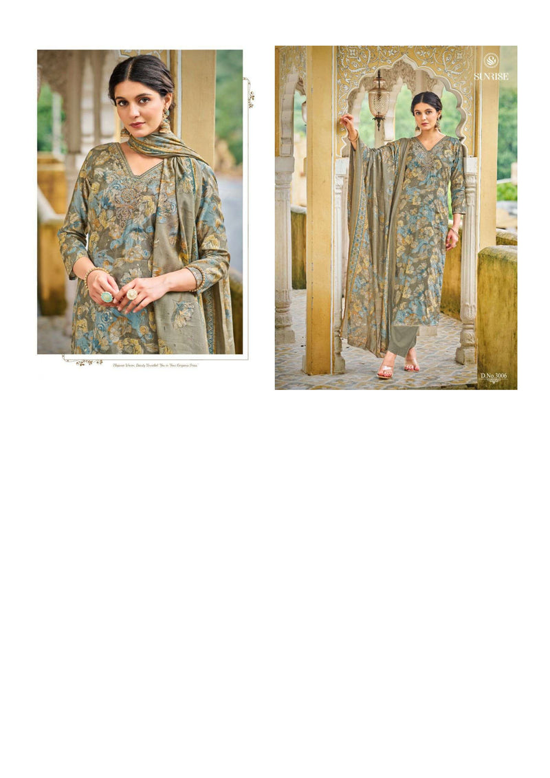 Sunrise Sakira Vol 2 Modal Silk Foil Print Stylish Salwar Kameez