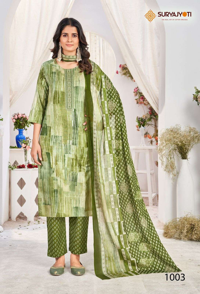 Suryajyoti Nikhaar Vol 10 Cotton Daily Wear Fancy Suit