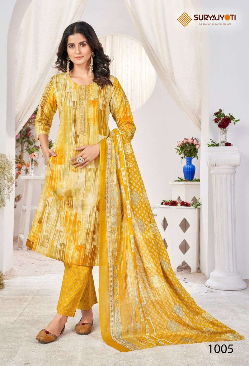 Suryajyoti Nikhaar Vol 10 Cotton Daily Wear Fancy Suit