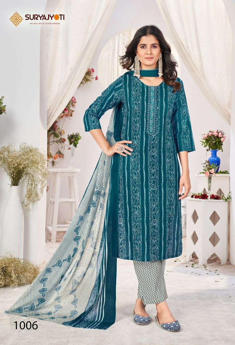 Suryajyoti Nikhaar Vol 10 Cotton Daily Wear Fancy Suit