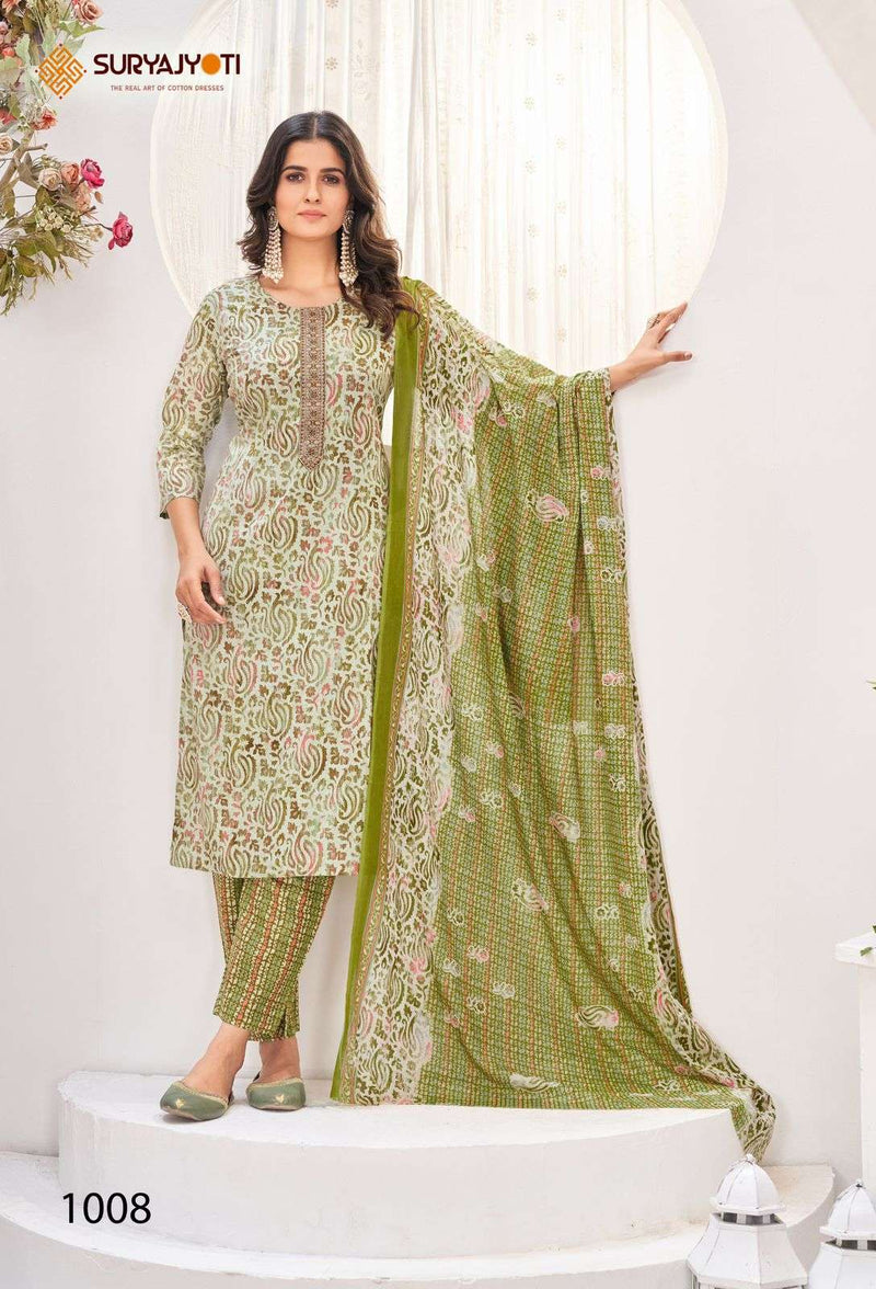 Suryajyoti Nikhaar Vol 10 Cotton Daily Wear Fancy Suit