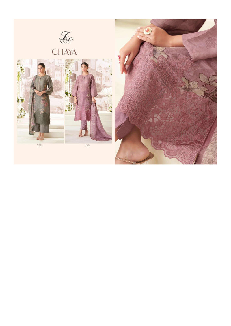 T And M Designer Chaya Tissue Digital Print Designer Salwar Kameez