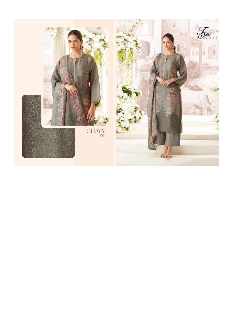 T And M Designer Chaya Tissue Digital Print Designer Salwar Kameez