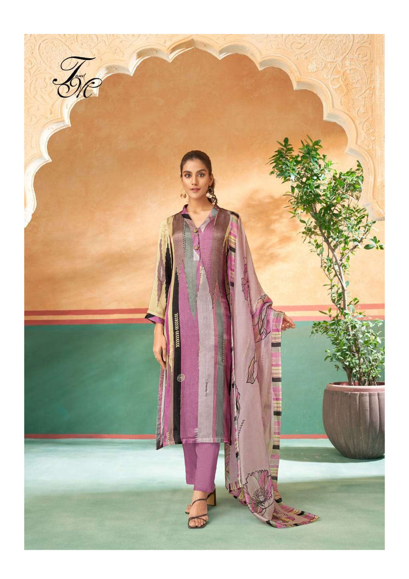 T And M Designer Misthi Silk Digital Print Fancy Salwar Suit