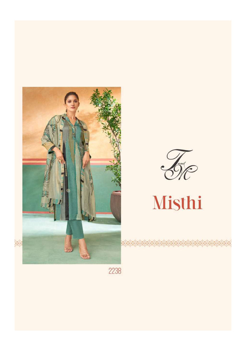 T And M Designer Misthi Silk Digital Print Fancy Salwar Suit