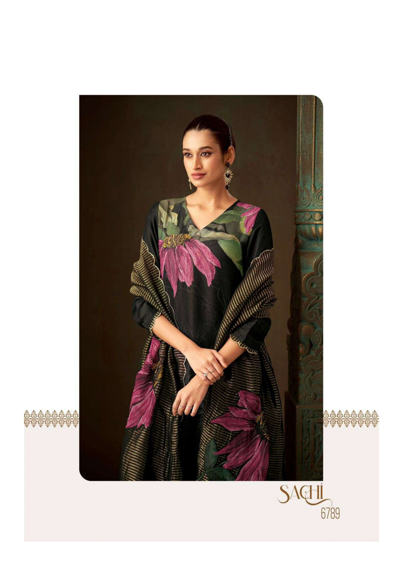 T And M Designer Sachi Viscose Simmer Digital Print Fancy Salwar Suit