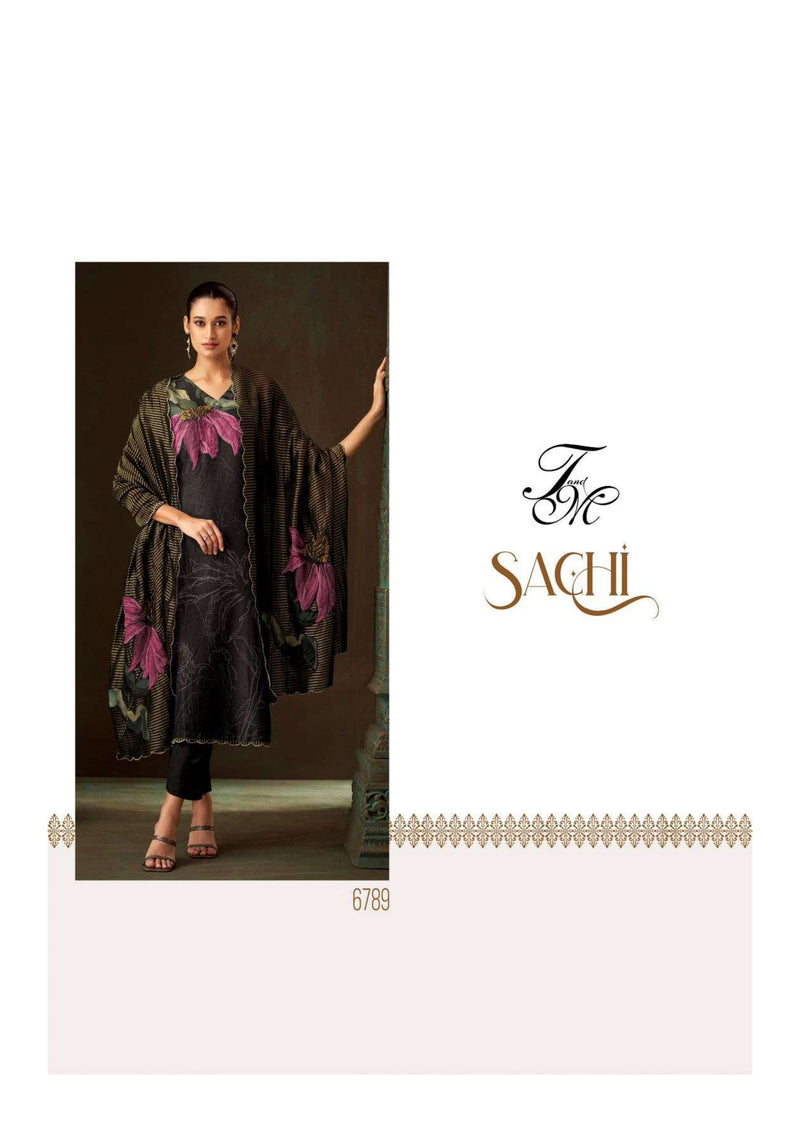 T And M Designer Sachi Viscose Simmer Digital Print Fancy Salwar Suit