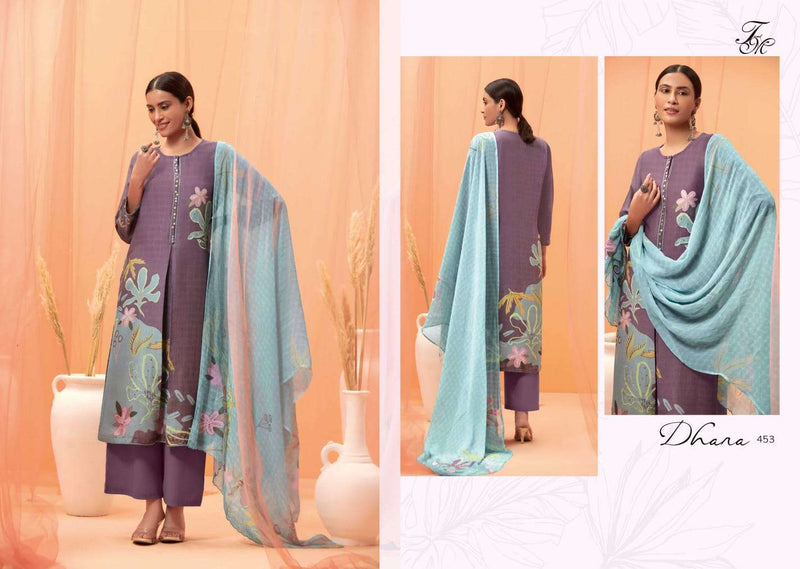 T and M Designer Dhara Viscose With Handwork Salwar Kameez