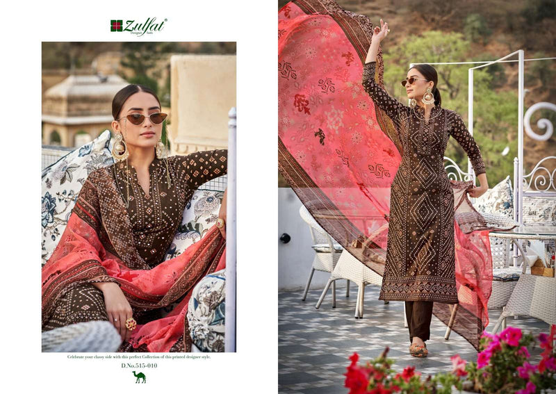 Zulfat Tamanna Vol 4 Pure Cotton Mirror Work Designer Salwar Kameez