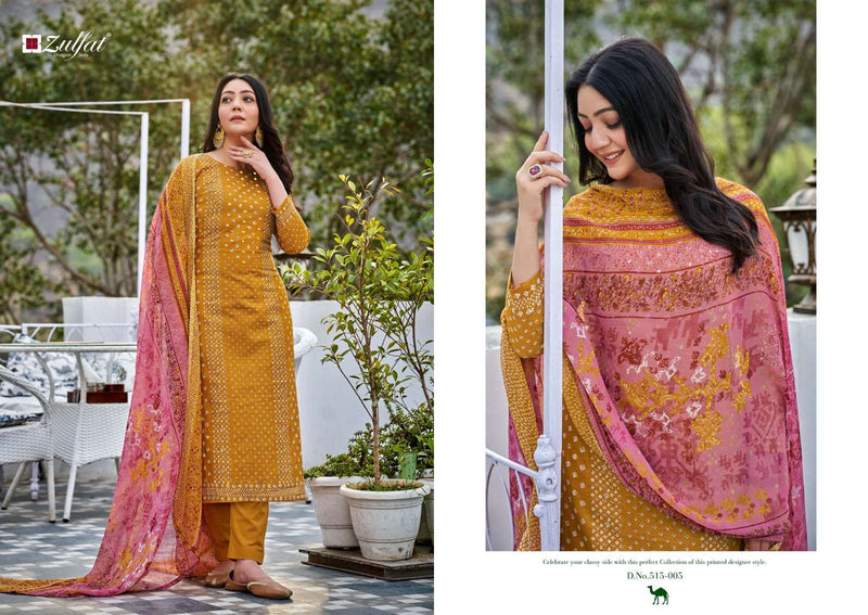 Zulfat Tamanna Vol 4 Pure Cotton Mirror Work Designer Salwar Kameez