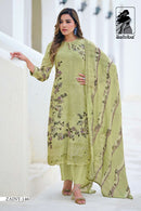 Sahiba Zainy Pure Linen Cotton Embroidered Handwork Salwar Kameez