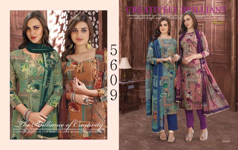 Vaishali Fashion 5900 Series Crape Digital Printed Salwar Suit