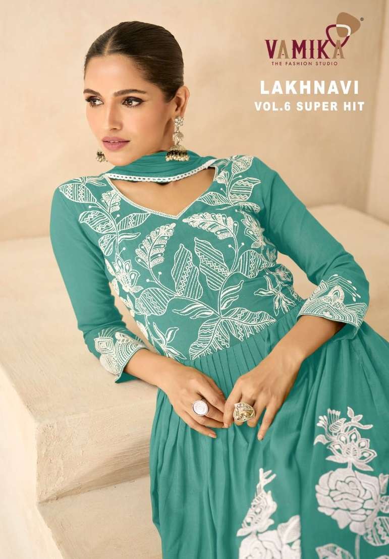 Vamika Lakhnavi Vol 6 Super Hit Vol 2 Rayon Casual Wear Kurti Set