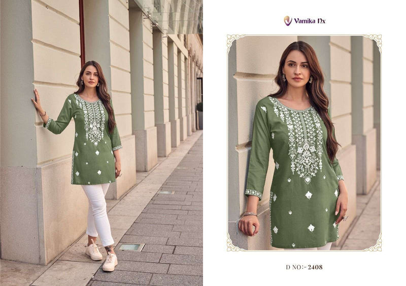 Vamika Nx Ruhana Vol 2 Rayon Short Daily Wear Kurti