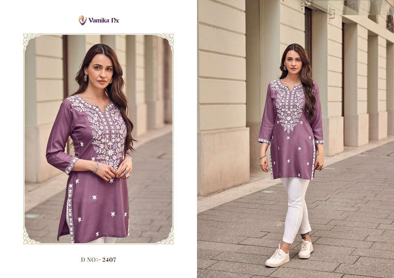 Vamika Nx Ruhana Vol 2 Rayon Short Daily Wear Kurti