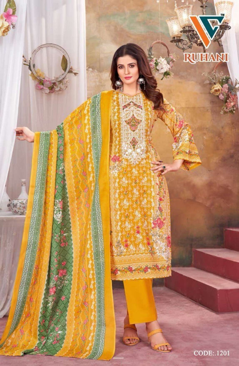 Vandana Creation Ruhani Vol 12 Cotton Digital‎ Style‎‎‎‎‎‎ Print‎‎‎‎‎ Salwar Suit