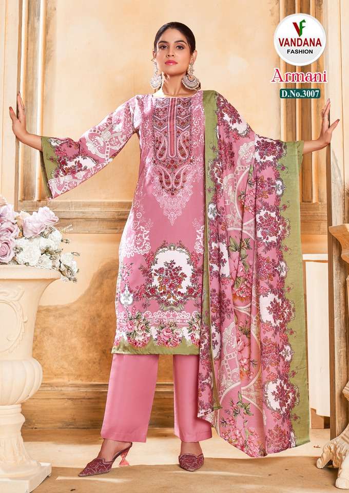 Vandana Fashion Armani Vol 3 Cotton Digital Style Print Daily Wear Salwar Suit