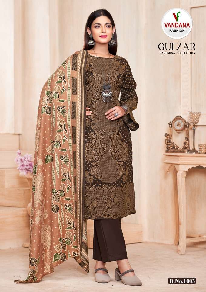 Vandana Fashion Gulzar Vol 1 Pashmina Digital Style Print Salwar Suit