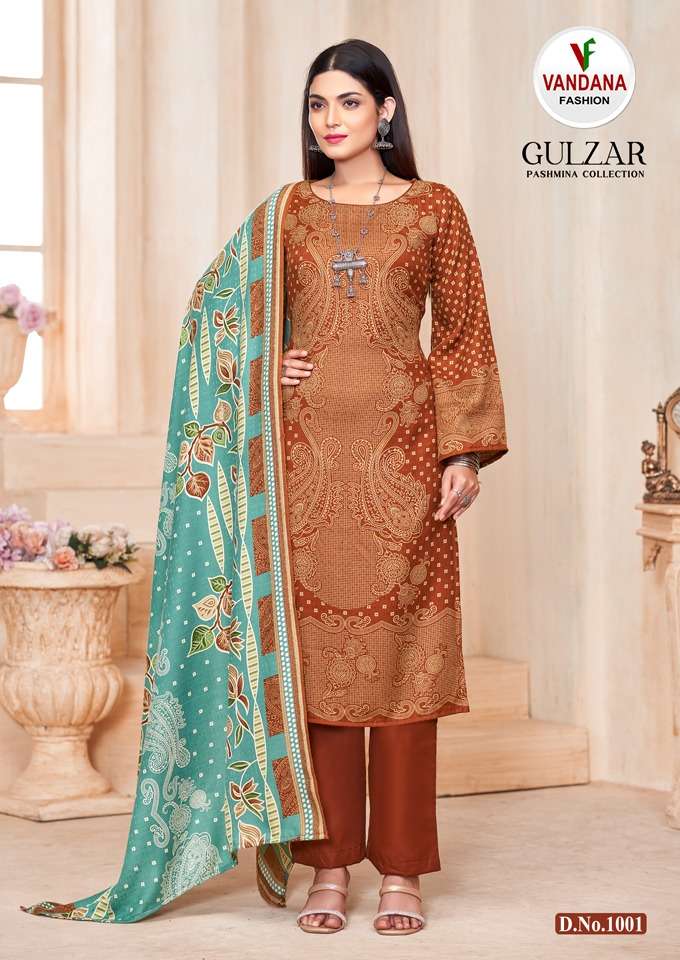 Vandana Fashion Gulzar Vol 1 Pashmina Digital Style Print Salwar Suit