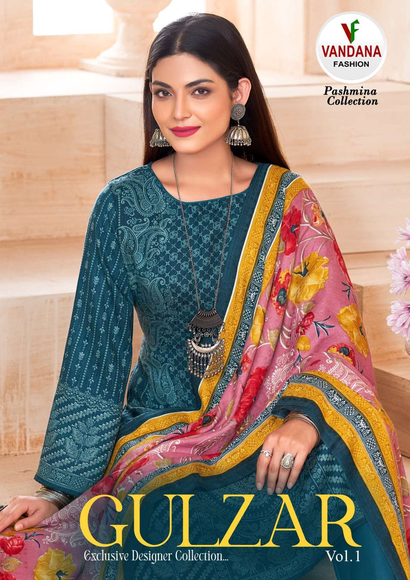 Vandana Fashion Gulzar Vol 1 Pashmina Digital Style Print Salwar Suit