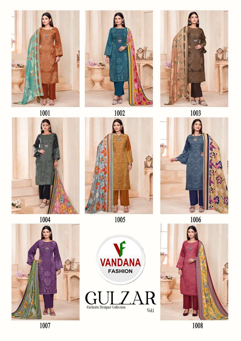 Vandana Fashion Gulzar Vol 1 Pashmina Digital Style Print Salwar Suit