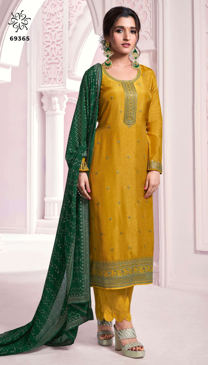 Vinay Fashion Siya Silk Thread Embroidered Designer Wedding Wear Salwar Suit