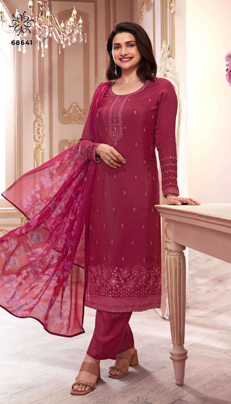 Vinay Fashion Silkina Royal Crepe Vol 46 Crepe Digital Print Party Wear Salwar Kameez